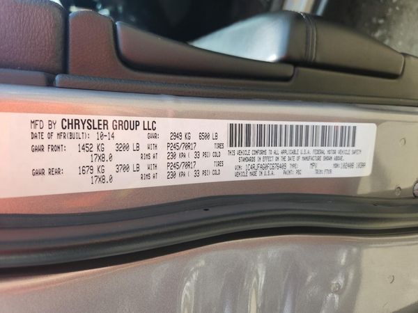 2015 JEEP GRAND CHEROKEE
