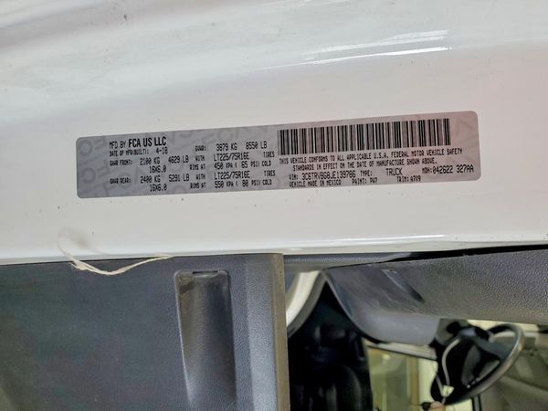 2018 RAM PROMASTER 1500