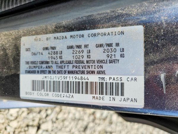 2015 MAZDA 6 Touring/GS