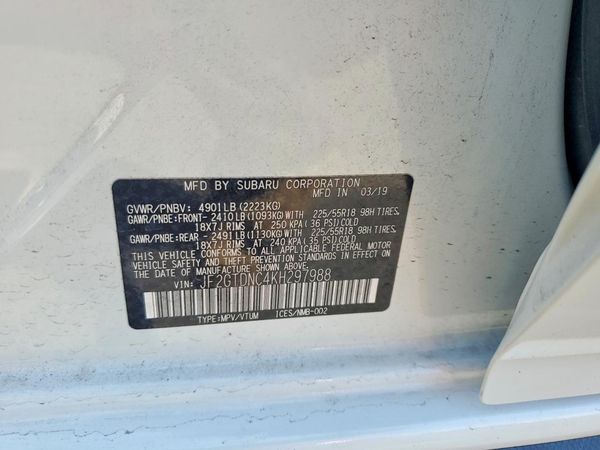 2019 SUBARU CROSSTREK