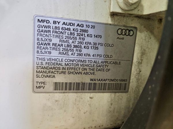 2021 AUDI Q7 quattro Premium