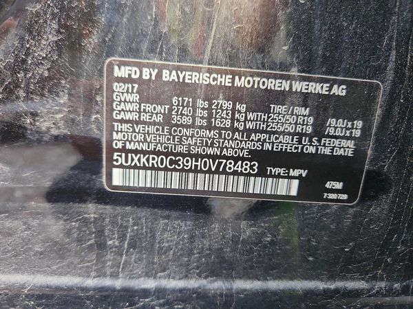 2017 BMW X5