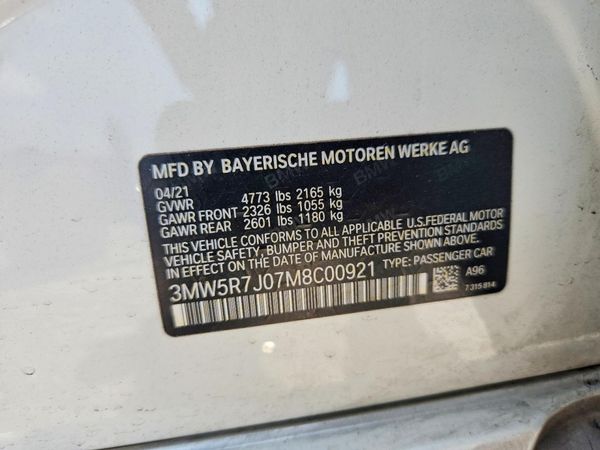 2021 BMW 330XI xDrive