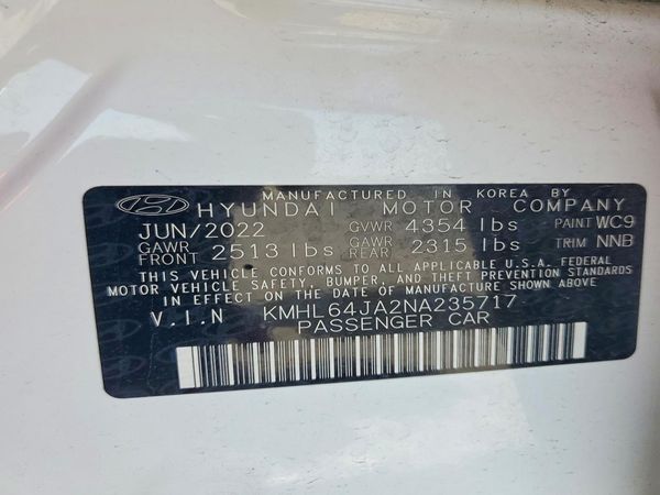 2022 HYUNDAI SONATA SEL