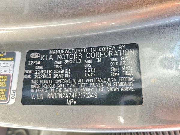 2015 KIA SOUL GL(Middle-low grade)