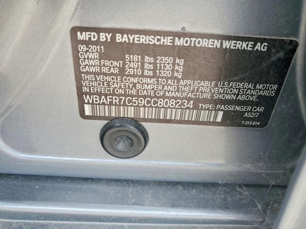 2012 BMW 535