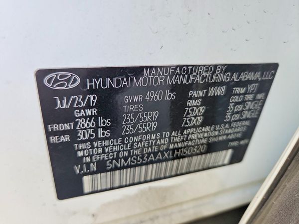 2020 HYUNDAI SANTA FE Limited