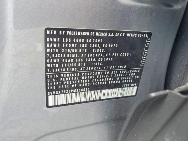 2023 VOLKSWAGEN TAOS 4Motion S