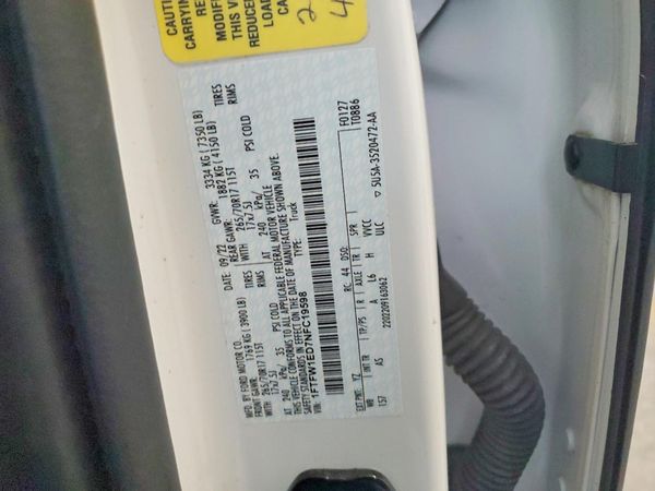 2022 FORD F150 SuperCrew