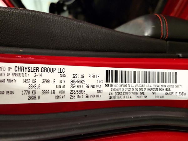 2014 DODGE DURANGO R/T AWD
