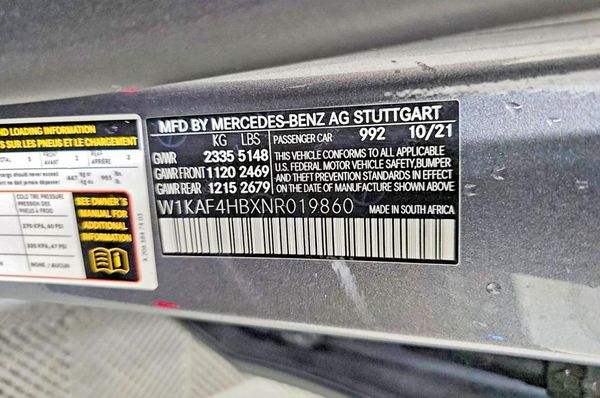 2022 MERCEDES-BENZ C C300 4MATIC