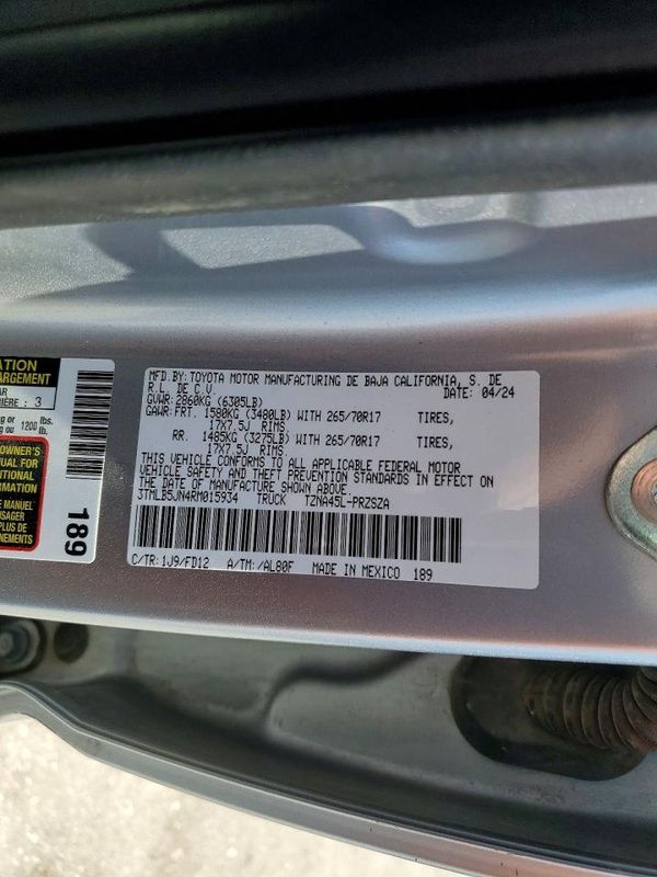 2024 TOYOTA TACOMA
