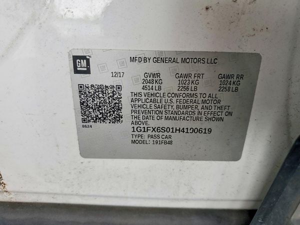 2017 CHEVROLET BOLT EV