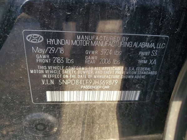 2018 HYUNDAI ELANTRA