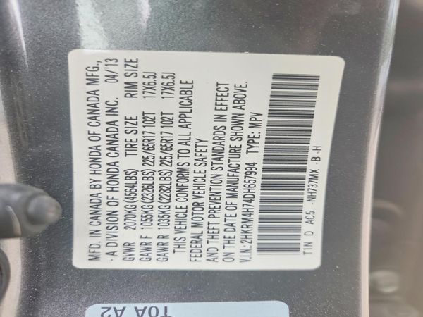 2013 HONDA CRV EX-L
