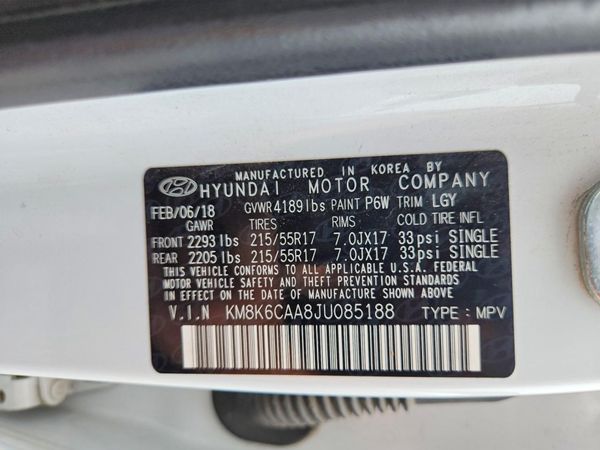 2018 HYUNDAI KONA SEL with Tech Pkg