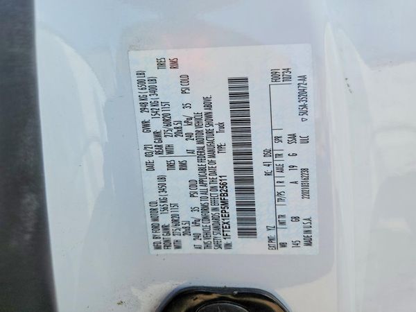 2021 FORD F150