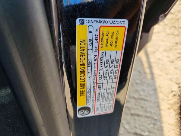 2019 CHEVROLET TRAVERSE