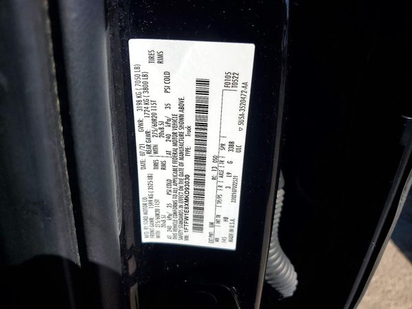 2021 FORD F150