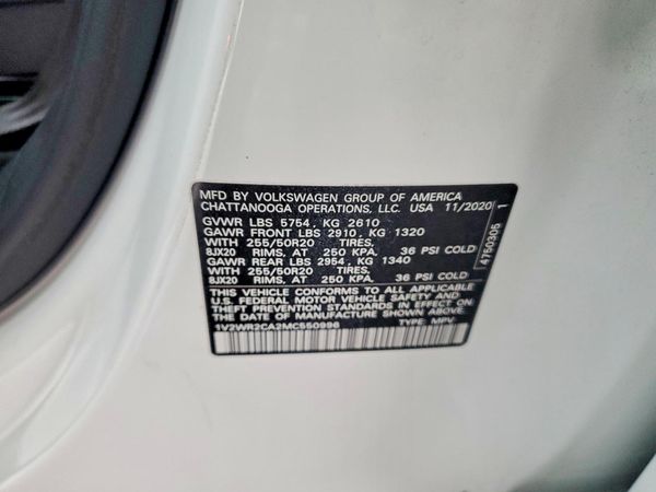 2021 VOLKSWAGEN ATLAS