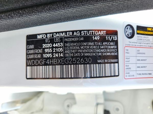 2014 MERCEDES-BENZ C C250