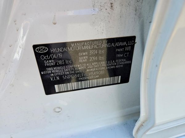 2020 HYUNDAI ELANTRA