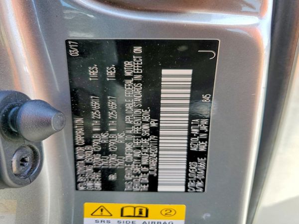 2017 LEXUS NX 200t Luxury — VINS