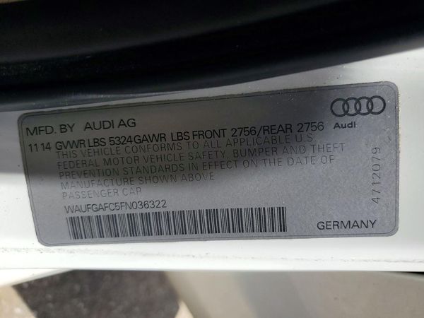2015 AUDI A6