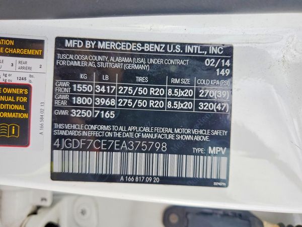 2014 MERCEDES-BENZ GL