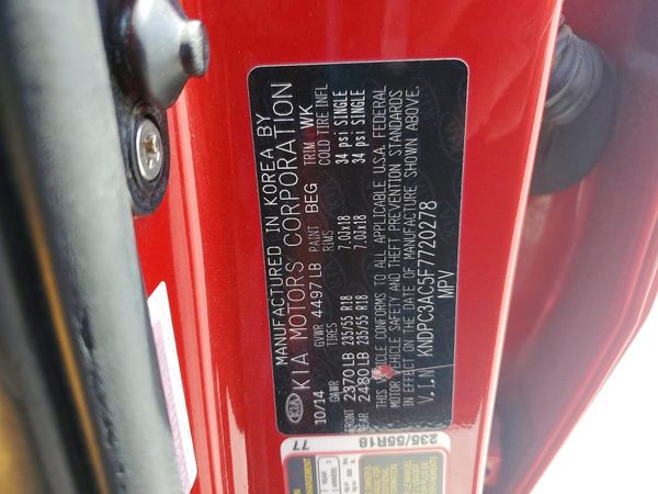 2015 KIA SPORTAGE GLS - Middle level