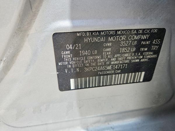 2021 HYUNDAI ACCENT