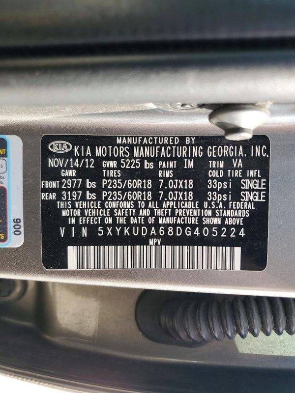 2013 KIA SORENTO EX