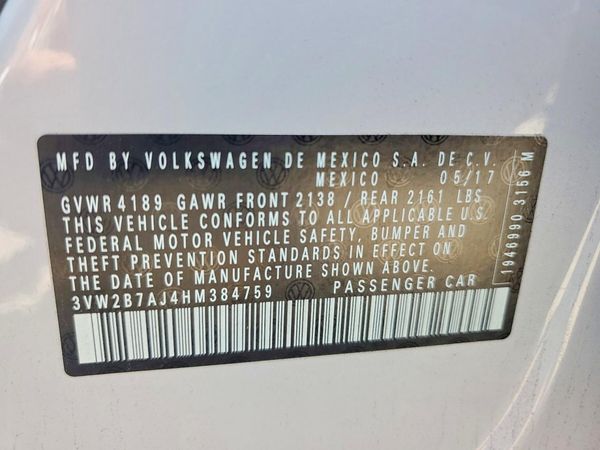2017 VOLKSWAGEN JETTA