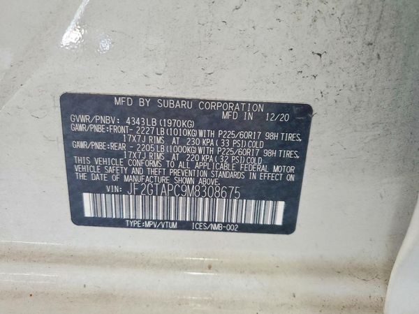 2021 SUBARU CROSSTREK