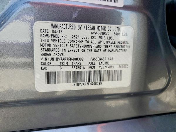 2015 INFINITI Q50