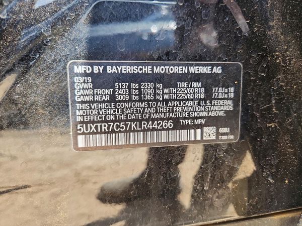 2019 BMW X3