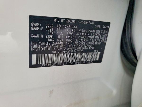 2024 SUBARU ASCENT