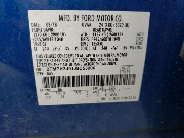2018 FORD EDGE