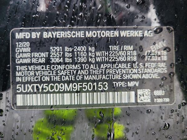 2021 BMW X3 xDrive30i