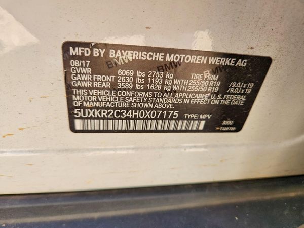 2017 BMW X5 sDrive35i