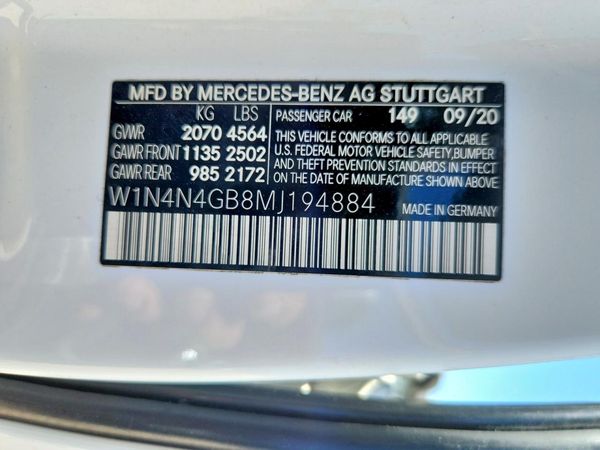 2021 MERCEDES-BENZ GLA-CLASS GLA250 — VINS