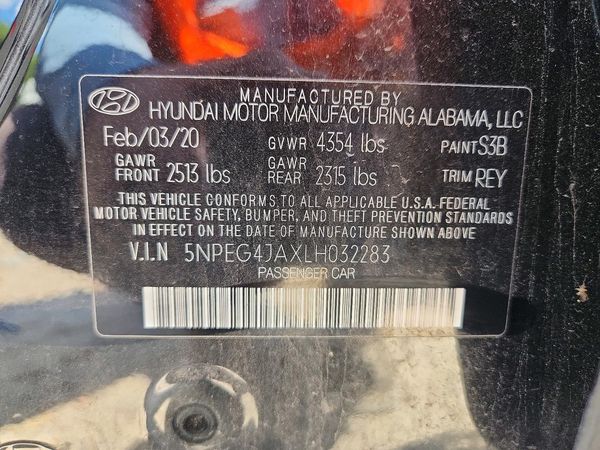 2020 HYUNDAI SONATA SE