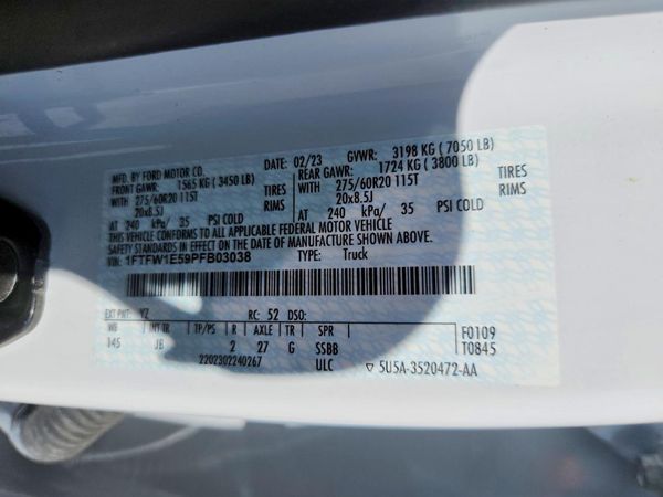 2023 FORD F150 SuperCrew