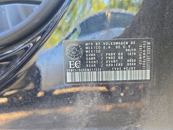2019 VOLKSWAGEN JETTA SEL
