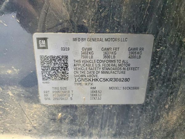 2019 CHEVROLET SUBURBAN LT
