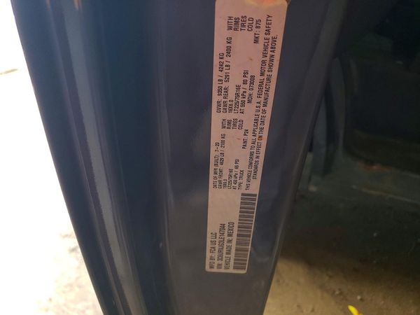 2020 RAM PROMASTER 3500 VF