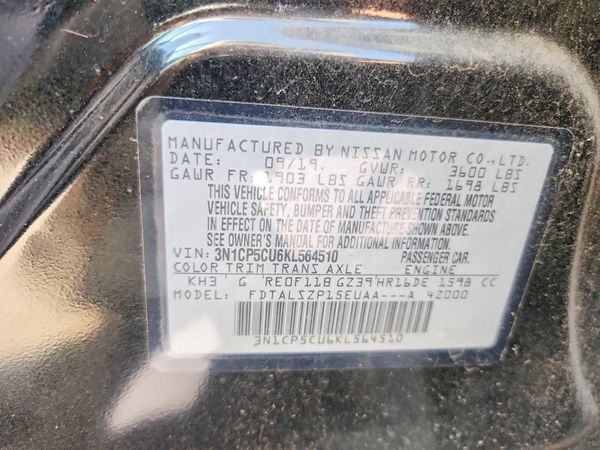 2019 NISSAN KICKS