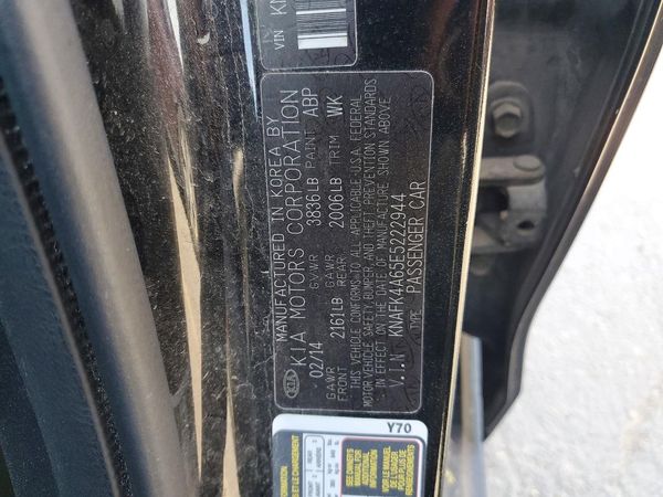 2014 KIA FORTE LX