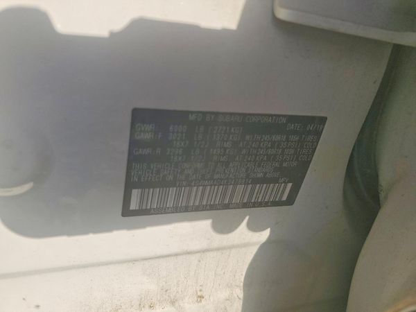 2019 SUBARU ASCENT