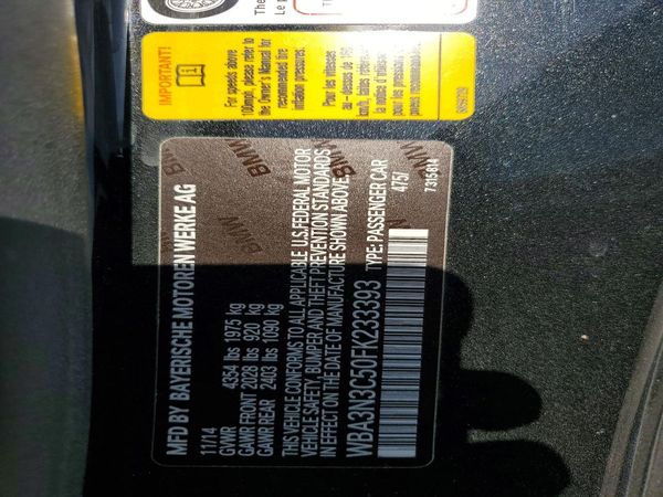 2015 BMW 428 — VINS